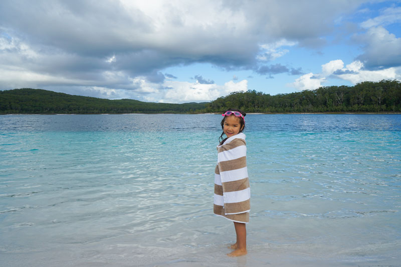 Lake McKenzie is close by to Kingfisher Bay Resort. Family friendly accommodation.